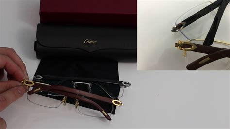 fake vs real cartier glasses|how to authenticate cartier sunglasses.